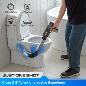 AMPFORCE 120-degree anti-splash head seals pipes to reduce splashes.