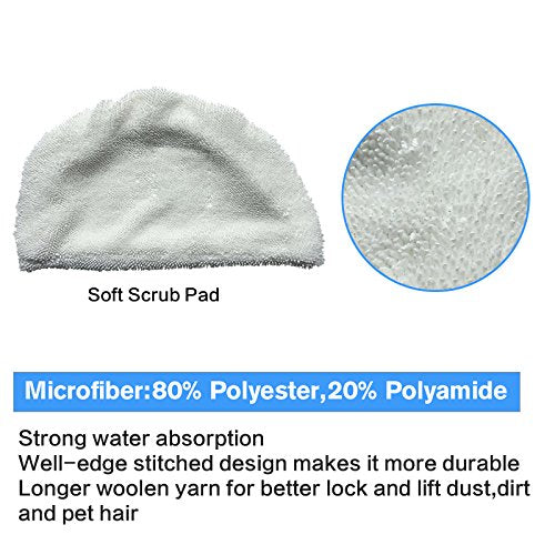 Amyehouse pad-fit close-up showing easy compatibility with Bissell PowerFresh.