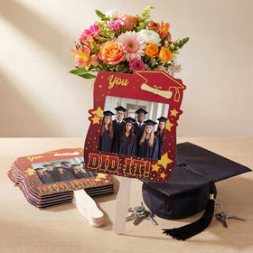 Amyhill compact graduation fans measure 21 by 17.5 cm for easy carrying