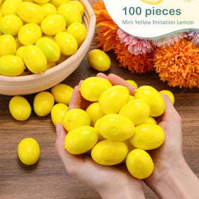 Amyhill mini lemon foam shown in decorative basket for kitchen ambience.
