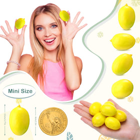 Amyhill mini lemon foam texture highlights bright colors for lively displays.