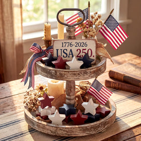 Amyhill multi-holiday decor is versatile for patriotic celebrations year-round.