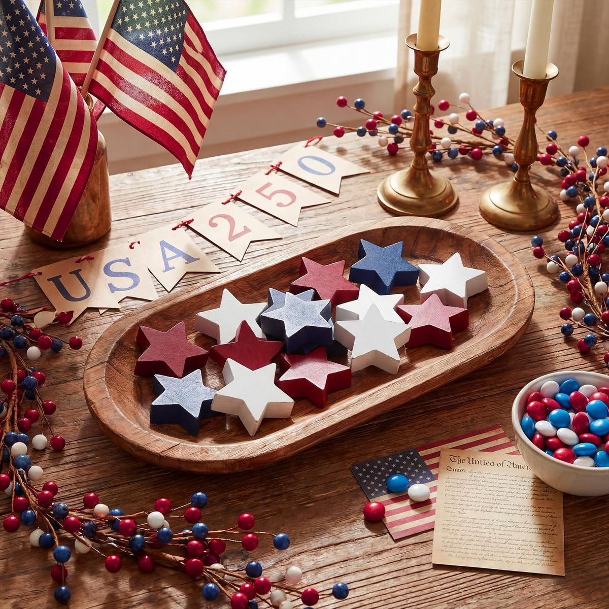 Amyhill patriotic gift idea for friends and veterans who love Americana.