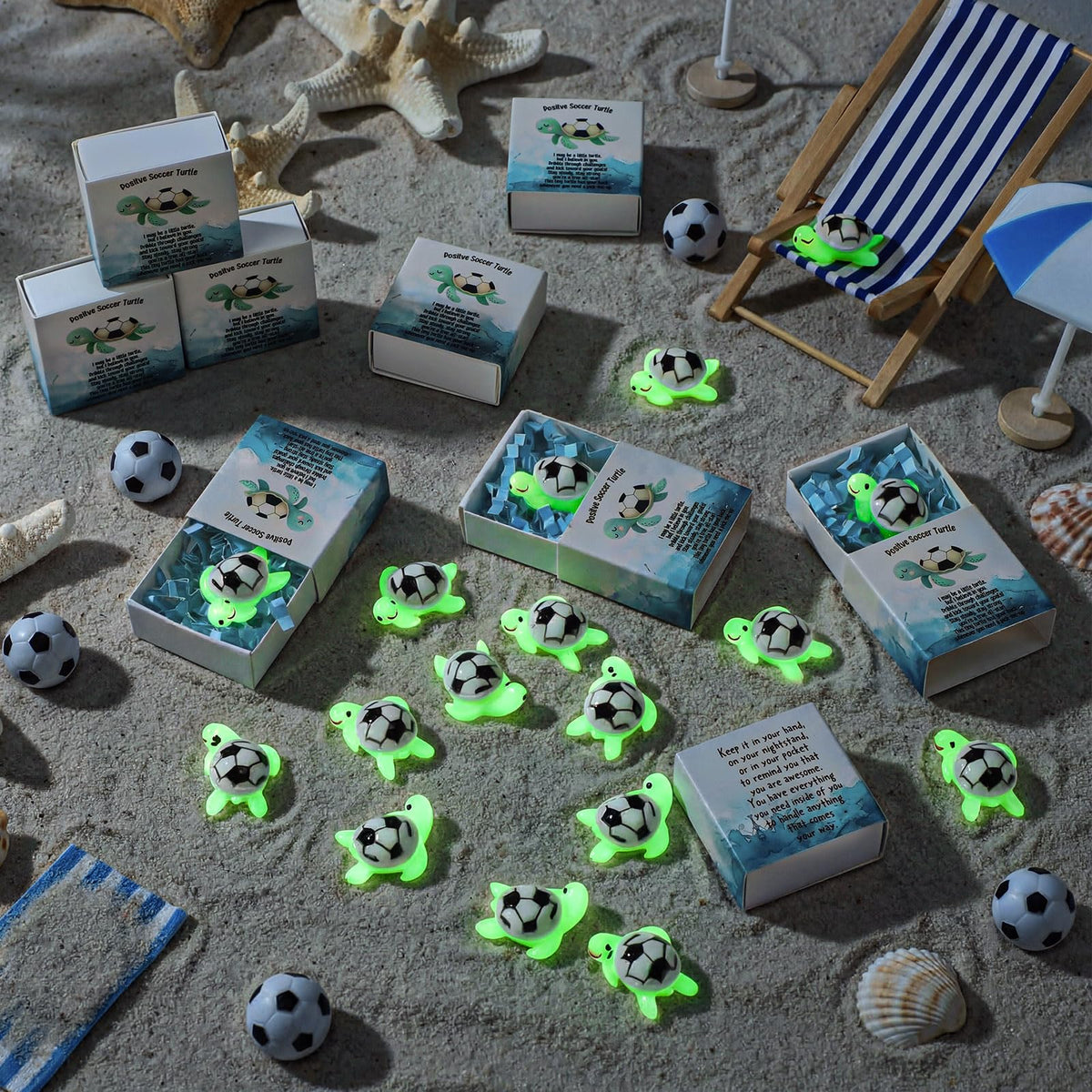Amyhill senior night gift idea featuring glow elements and compact boxes.