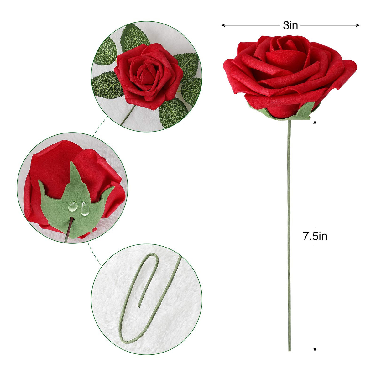 AmyHomie rose wreath and garland arrangement for seasonal decor