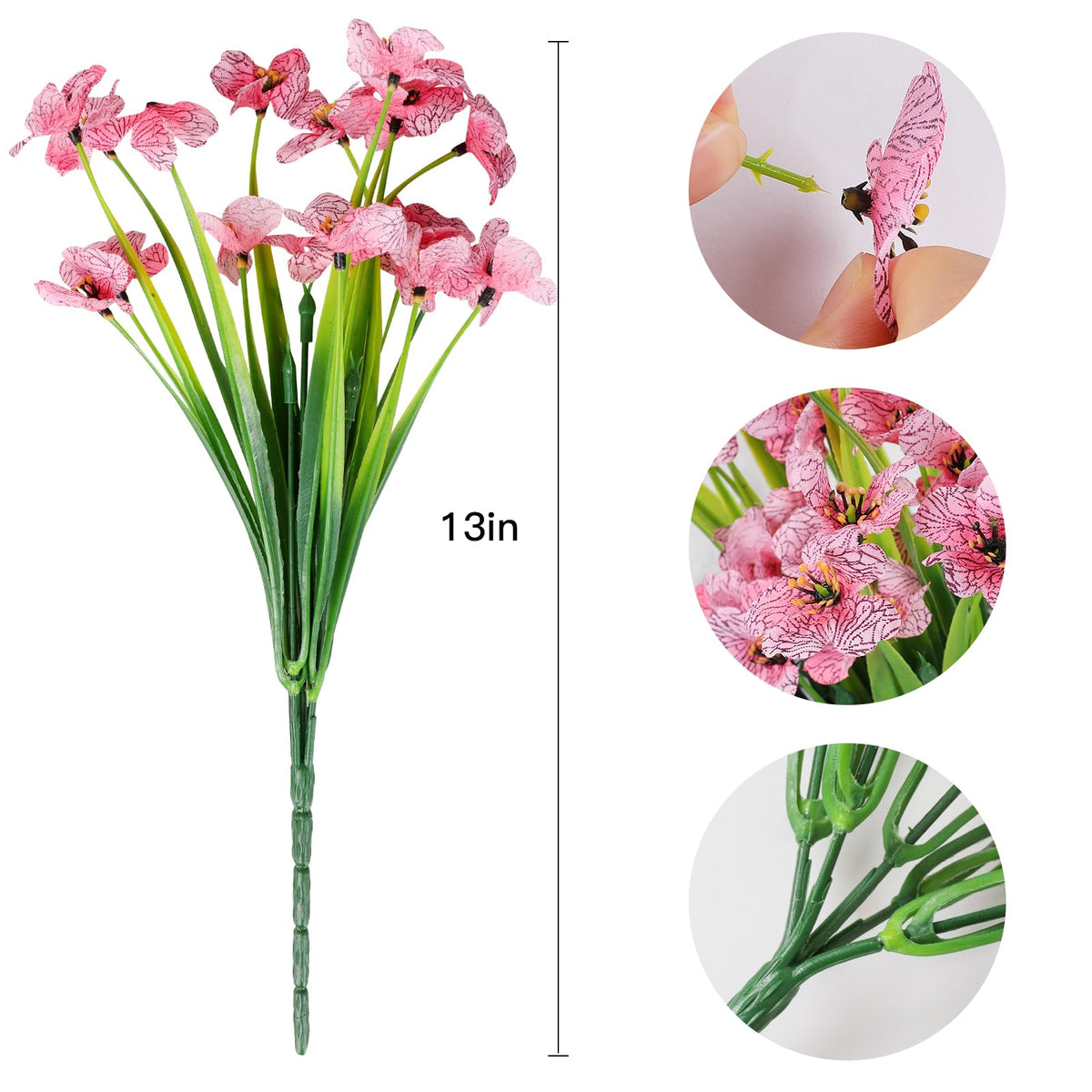 AmyHomie maintenance free artificial flowers for easy decorating