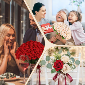 AmyHomie silk roses for bridal bouquets with realistic petals and lasting beauty