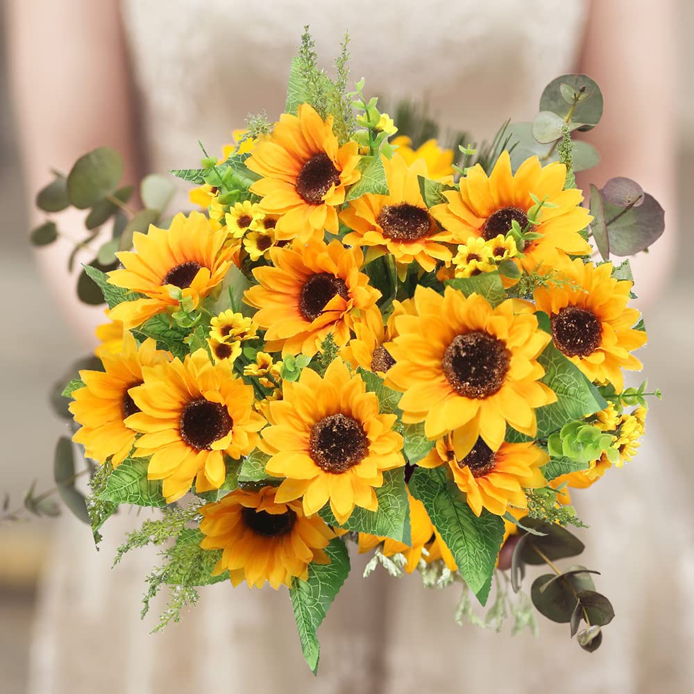 AmyHomie uv-resistant petals stay vibrant indoors or outdoors