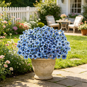 AmyHomie pets-safe silk flowers stay beautiful in any outdoor space.