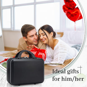 Amylove lock box dimensions 32 by 25 by 17 cm for ample space.