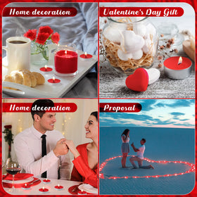 Amylove wedding centerpiece tea lights offer elegant glow for ceremonies and receptions