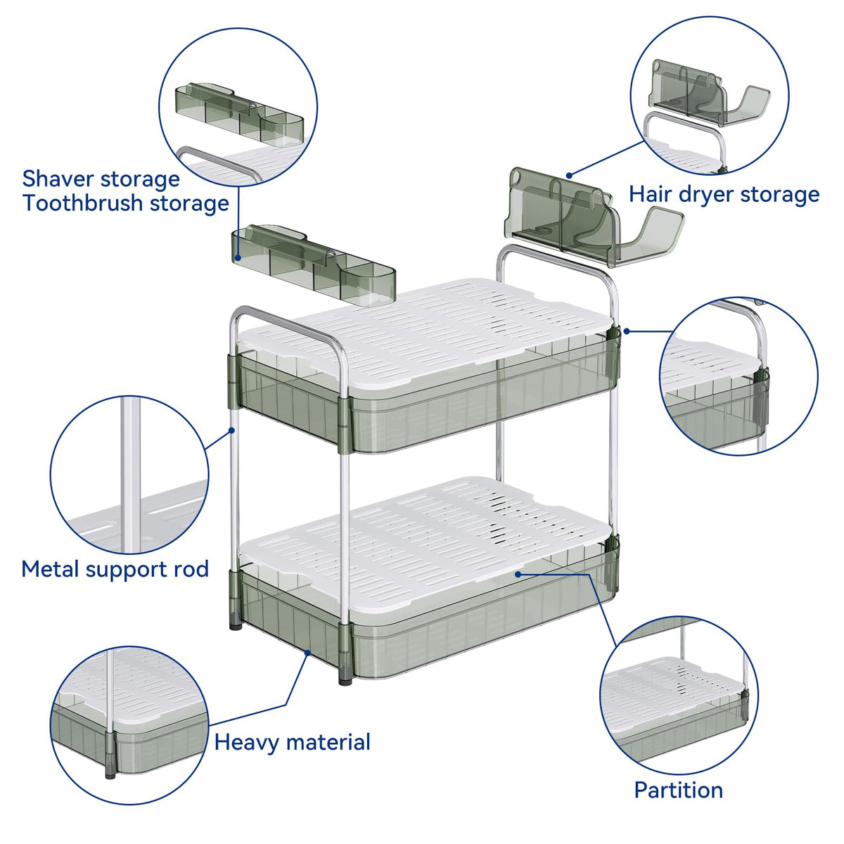 AmzAge tool-free assembly allows quick setup with no tools.
