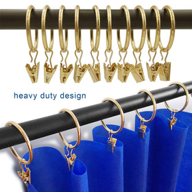 AMZSEVEN 1.5 inch inner diameter rings fit standard curtain rods