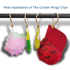 AMZSEVEN 100 pack curtain rings ready for versatile hanging options