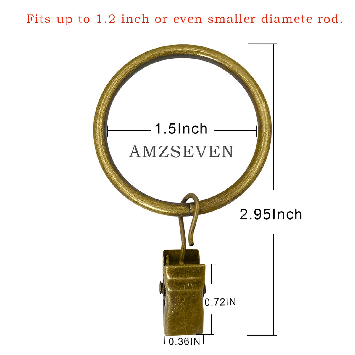 AMZSEVEN antique bronze finish closeup shows durable rustproof hardware