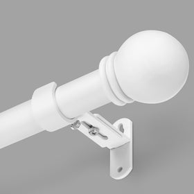 AMZSEVEN curtain rod adjustable length 16-92 inches for flexible window styling