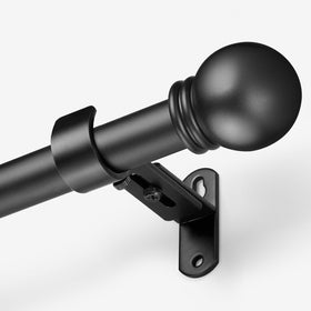 AMZSEVEN curtain rod assembly parts enable quick, tool-free setup.