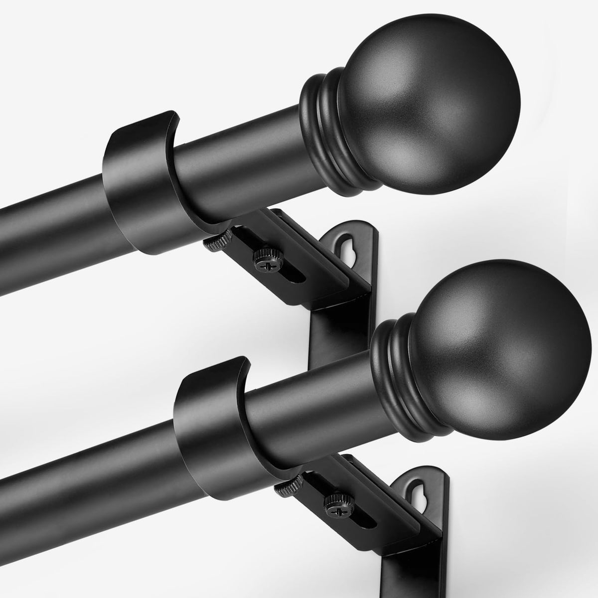 AMZSEVEN extendable curtain rod 16–76 inches for flexible window coverage