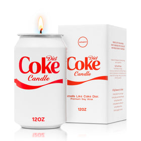 Anakz Diet Candle emits a soda aroma to brighten a cozy space.