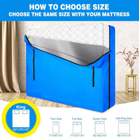 ANALIM mattress bag with 8 handles facilitates lifting up stairs