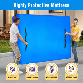 ANALIM mattress bag waterproof cover keeps mattress clean during storage and renovations