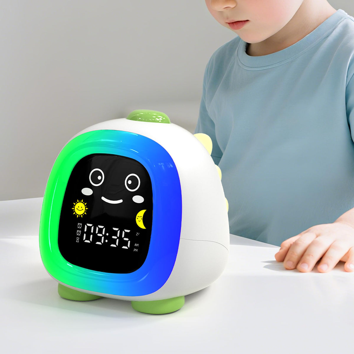 ANALOI color options with adjustable brightness for night routines