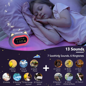 ANALOI night light with ten modes for cozy bedrooms