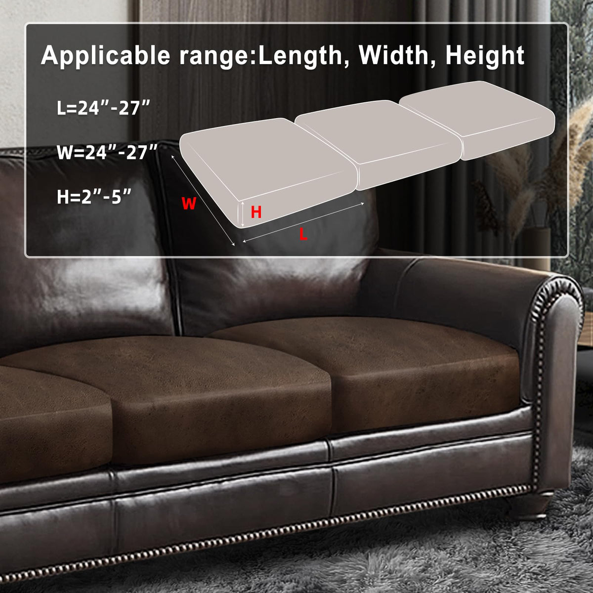 ANARACHON cushion protection for daily spills and tears in family rooms