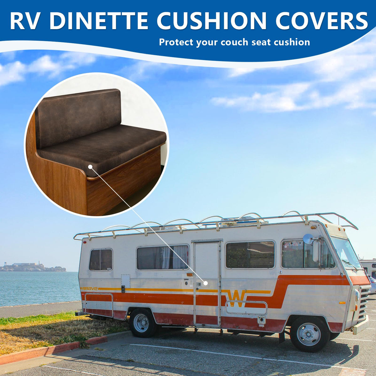 ANARACHON durable RV dinette protection cover for busy homes with kids and pets.