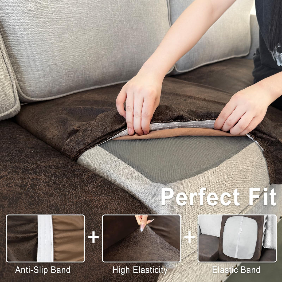 ANARACHON easy-install removable covers simplify quick style changes