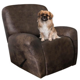 ANARACHON leather-like recliner cover backrest showing premium texture and protection
