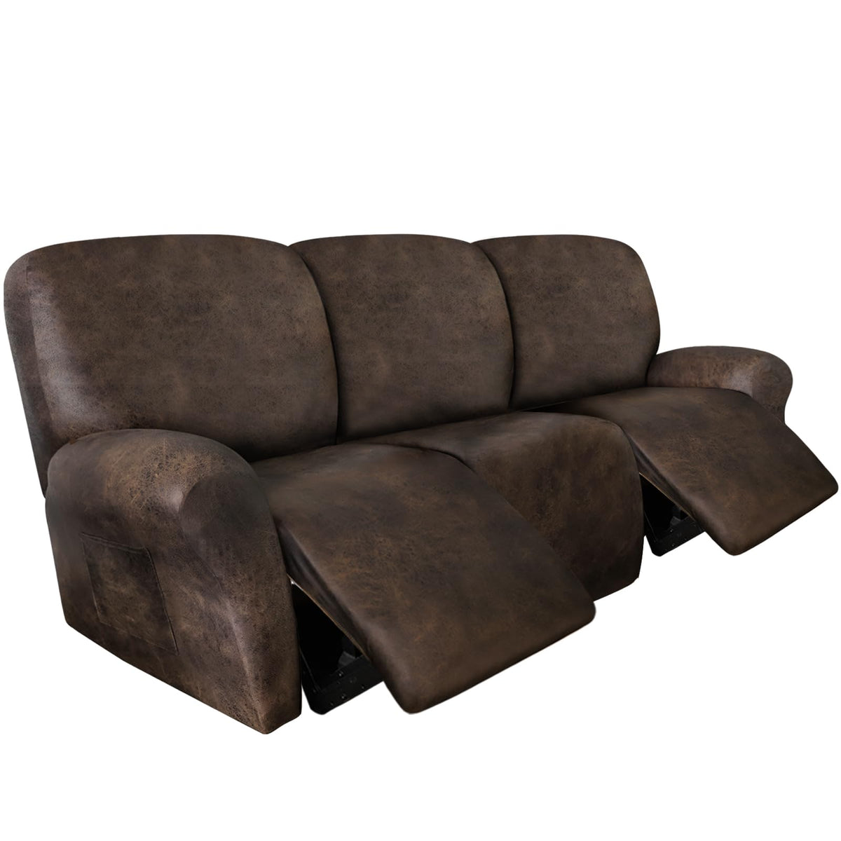 ANARACHON leather-look recliner cover backrest protects daily wear with refined style.