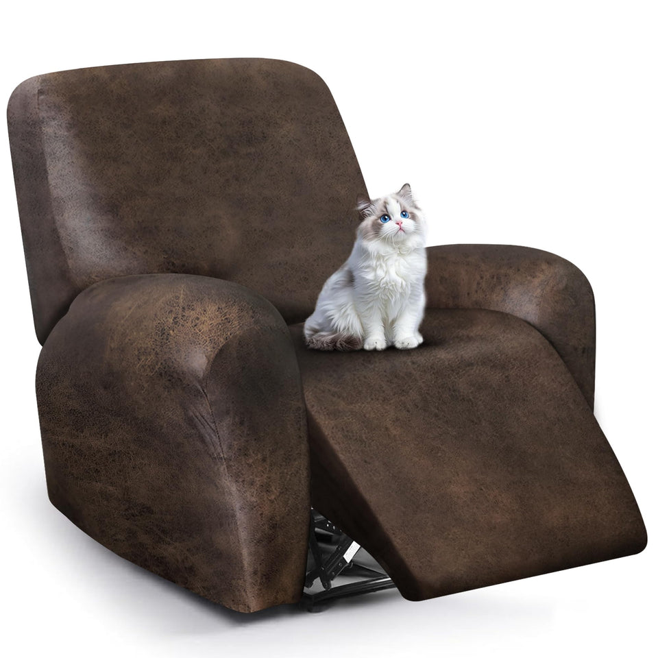 ANARACHON leather-look recliner backrest cover for a snug, secure fit