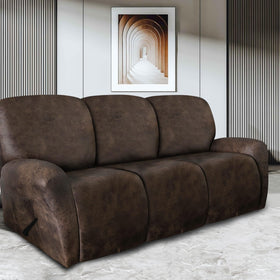 ANARACHON leather-look recliner cover footrest keeps legs protected and easy to clean.