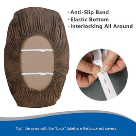 ANARACHON machine-washable RV cushion cover for easy cleaning after travel.