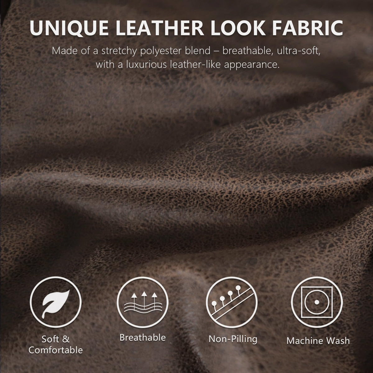 ANARACHON pet-friendly design helps keep fur at bay.