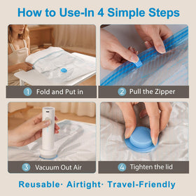 ANBIUX space-saving bags reduce luggage bulk in hotel drawers