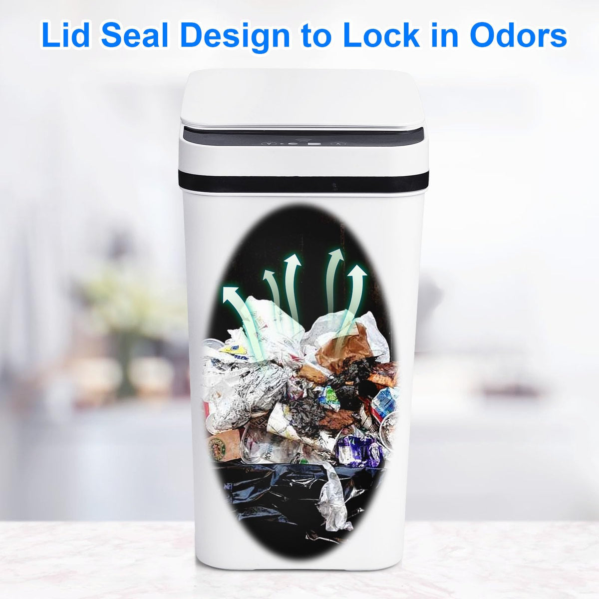 Anborry 4-gallon bin seals odors for a fresher room