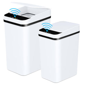 Anborry sensor lid bathroom trash can enabling hands-free disposal for a cleaner space