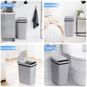 Anborry smart touchless trash can bag secure-ring keeps liners in place.