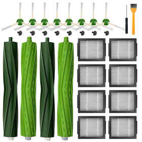 Anbowe Roomba rubber brush kit for hair-resistant cleaning and long-lasting suction.