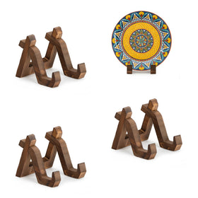 ANBOXIT plate display stand 4-inch shows plates at an accessible angle for easy viewing