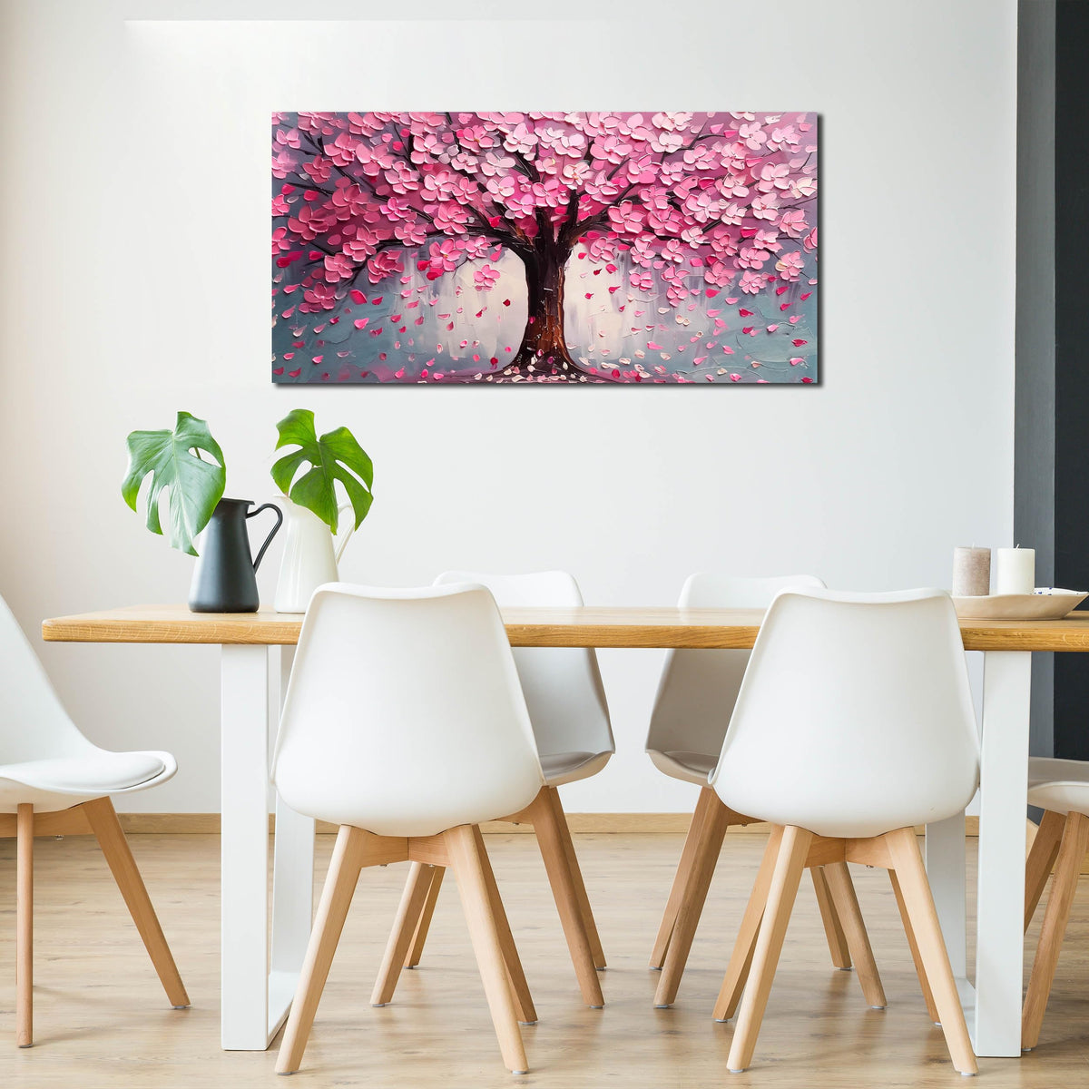 ANCXWOTER fireplace mantel decor pairs with other artwork