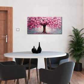 ANCXWOTER pink wall art frame hanging adds a modern focal point