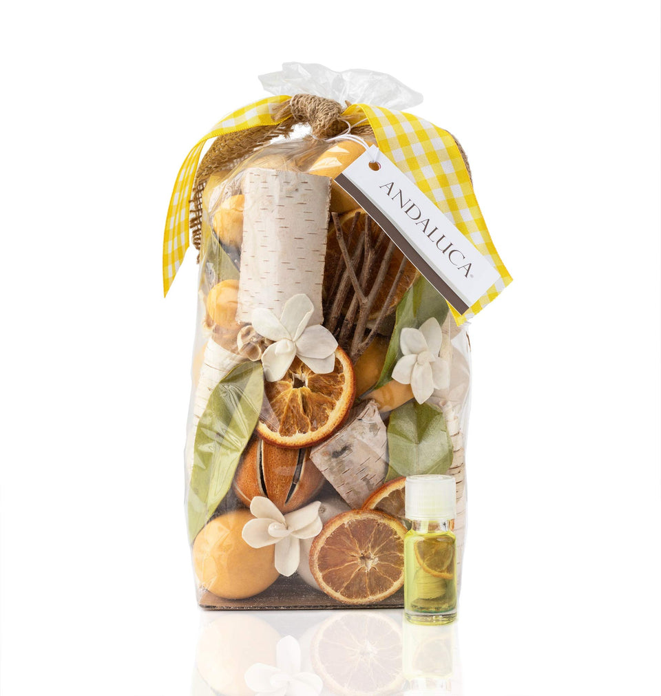 Andaluca lemon zest thyme potpourri bag with lasting citrus fragrance