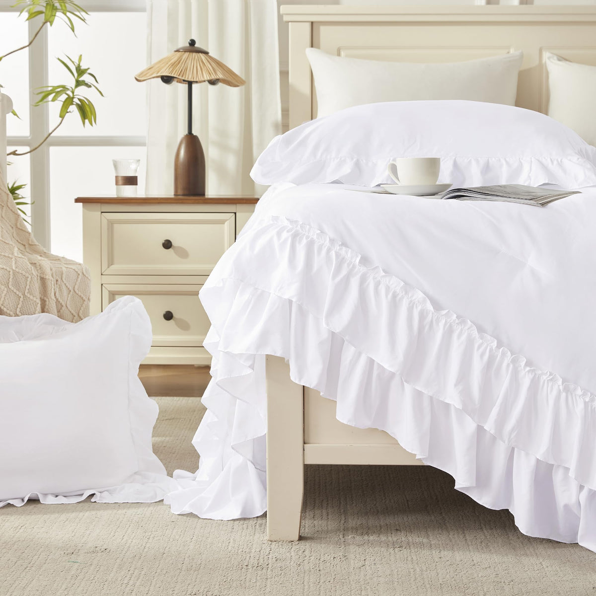 Andency all-season lightweight comforter providing warmth without heaviness.