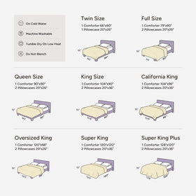 All-season use of Andency comforter provides balanced warmth year-round.