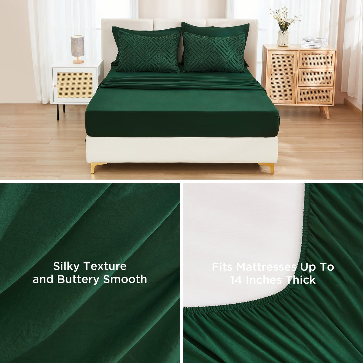 Andency pillowcases offer gentle texture and durable stitching for daily use