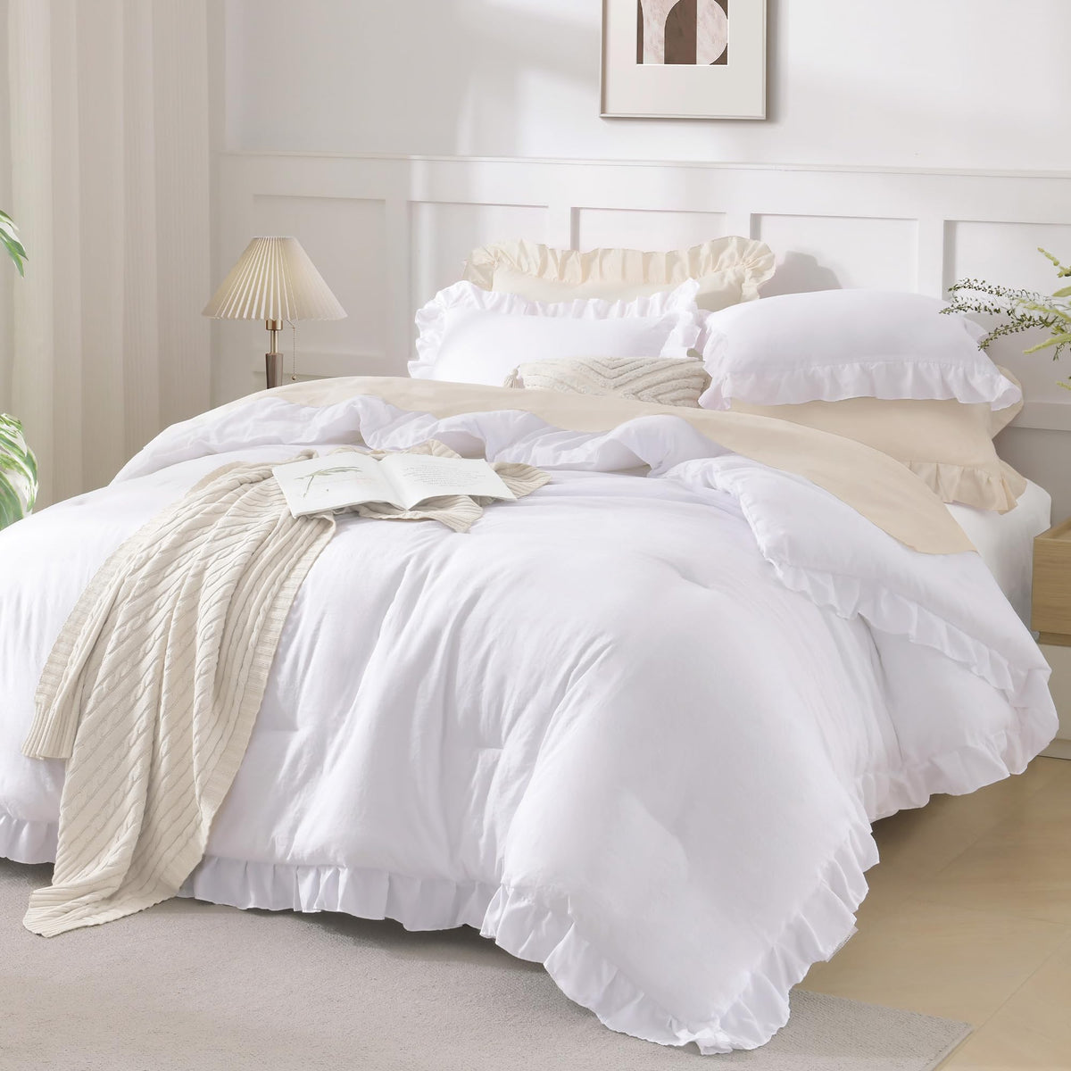 Andency soft polyester fabric delivers warm, smooth touch and easy care.
