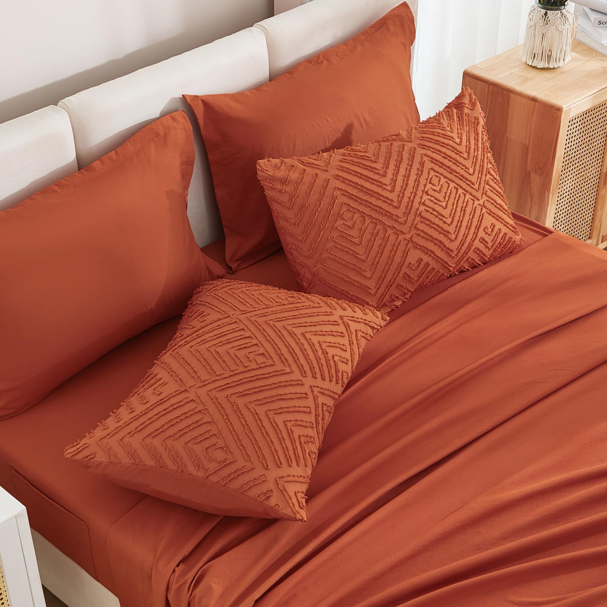 Andency fitted sheet 78x80 with 14-pocket fit